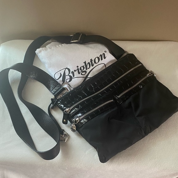 Brighton Handbags - Brighton Black Shoulder Handbag